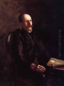 Portrait of Charles Linford, the Artist by Thomas Cowperthwait Eakins