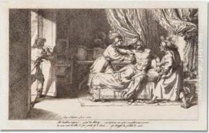 An Episode From 'i Promessi Sposi' By Alessandro Manzoni by Luigi Sabatelli