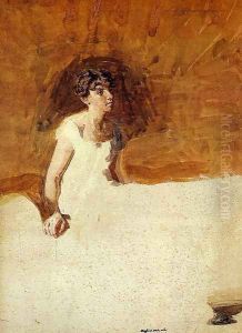 In the Studio (unfinished) by Thomas Cowperthwait Eakins