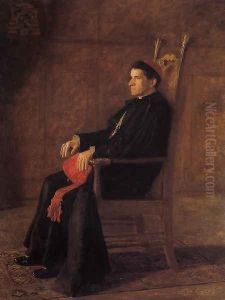 Portrait of Sebastiano Cardinal Martinelli by Thomas Cowperthwait Eakins