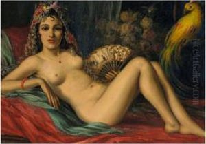 La Maja Moderna (spanish Maja) by Daniel Sabater Y Salabert