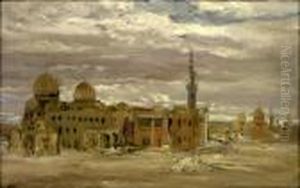 Vue De Mosquee by Georges-Hanna Sabbagh