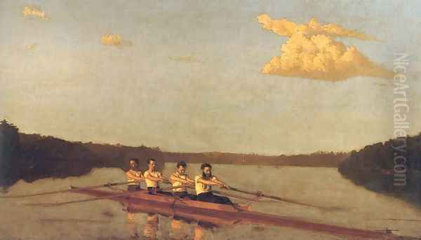 Oarsmen on the Schuylkill - view 1