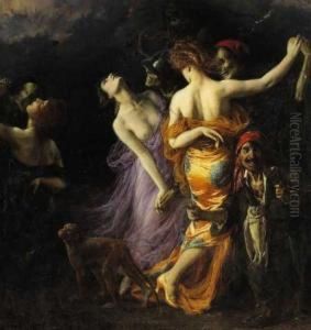 "ultime Battute" 1919 by Cesare Saccaggi