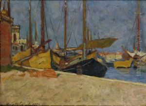 Barche Al Posto 12 - Venezia by Giotto Sacchetti