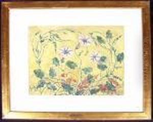 A Group Of Still Lifes With Flowers And Fruit by Giotto Sacchetti