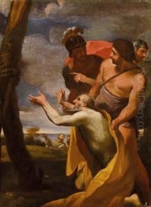 Sant'andrea Adora La Crocedel Suo Martirio by Andrea Sacchi