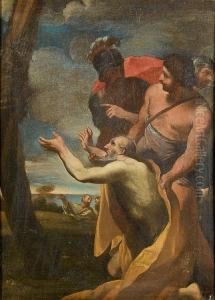 Saint Andrew Adoring The Cross Of His Martyrdom by Andrea Sacchi