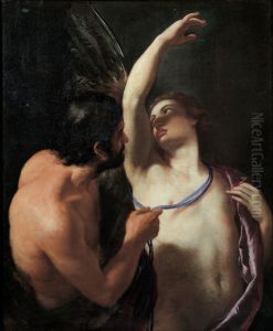 Daedalus And Icarus by Andrea Sacchi