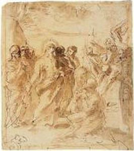 The Calling Of St. Peter by Andrea Sacchi
