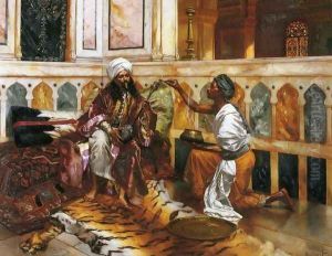 Preparing the Hookah by Rudolph Ernst