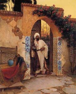 By The Entrance by Rudolph Ernst