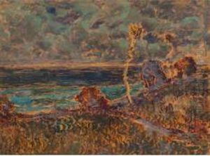 Marina Notturna Olandese by Giuseppe Sacheri