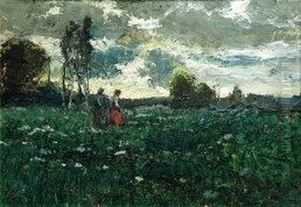 Paesaggio Campestre Con Figure - view 1
