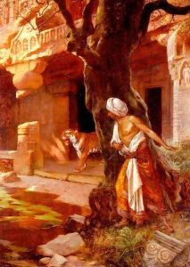 Awaiting The Tiger by Rudolph Ernst