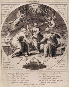 Les Trois Parques by Aegidius Sadeler or Saedeler