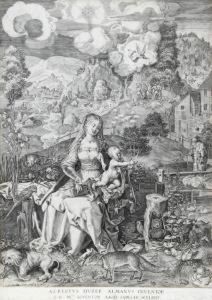 Madonna And Child In A Landscape With Animals Madonna And Child In A Landscape With Animals