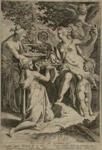 Apoteoza Afrodyty Wedlug Rysunku Bartholomaeusa Spranger Apoteoza Afrodyty Wedlug Rysunku Bartholomaeusa Spranger
