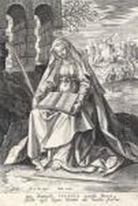 Sechszehn Kupferstiche Mitdarstellungen Verschiedener Martyerinnen by Johannes I Sadeler