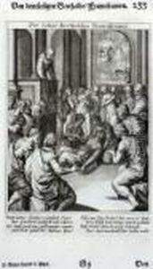 Seliger Bertholdus by Raphael I Sadeler