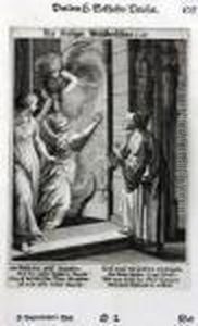 Seliger Wolfholdus by Raphael I Sadeler