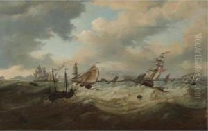 Shipping In Choppy Seas In Dublin Bay