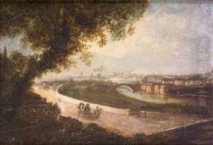 A View Of Dublin From Islandbridge by William II Sadler