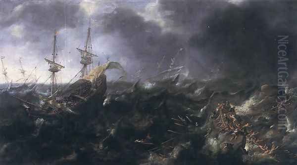 Ships in Peril 1623 - view 1