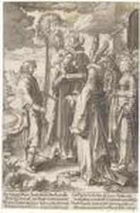 David Mit Dem Haupt Des Goliath by Jan Pietersz. Saenredam