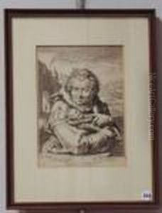 Der Narr Mit Der Narrenkappe by Jan Pietersz. Saenredam