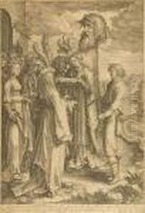 David Mit Dem Haupt Des Goliath. by Jan Pietersz. Saenredam
