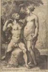 Pluto Und Proserpina. by Jan Pietersz. Saenredam