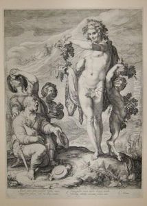 <homage Paid To Bacchus>, N.d. Tool Engravingafter