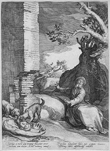 Historia Eliasza I Achiasza by Jan Pietersz. Saenredam