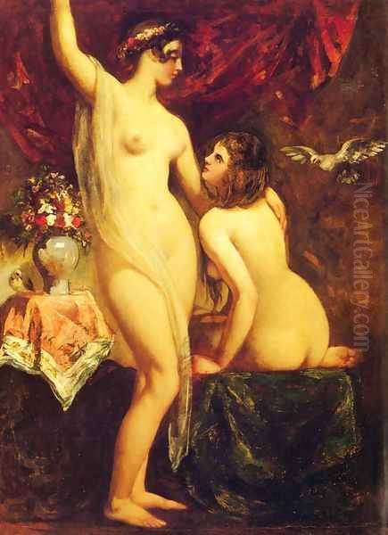 Two Nudes In An Interior - view 1