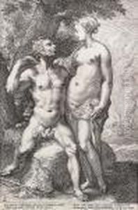 Pluto And Prosperine (bartsch 59) by Jan Pietersz. Saenredam