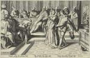 Salome Dancing Before Herod by Jan Pietersz. Saenredam