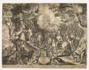Allegory Of The Flourishing State Of The United Provinces<</b> by Jan Pietersz. Saenredam