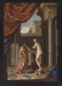 Pygmalion And Galatea by Jacobus Saeys