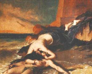 Hero And Leander by William Etty