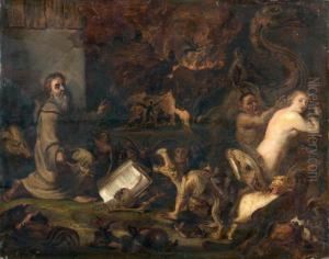 La Tentation De Saint Antoine by Cornelis Saftleven
