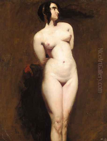 Study of a Standing Female Nude - view 1