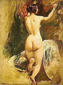 Nude Woman From Behind by William Etty