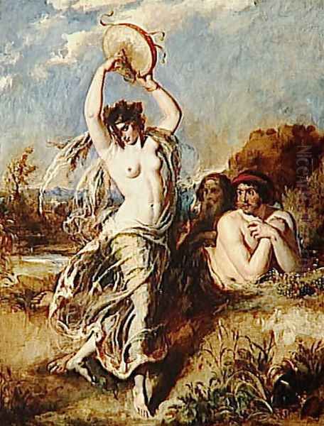 Bacchante Playing The Tambourine - view 1