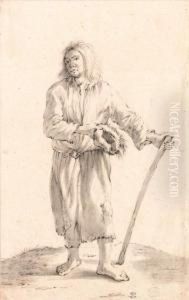 With Inscriptions 'carl Du Jardin' And 'no. 350' (verso)