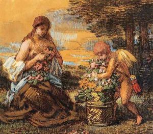 Venus and Cupid I by William Etty