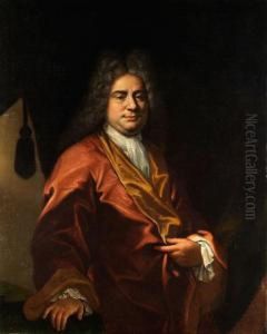 Portrait Eines Herrn Im Hausmantel