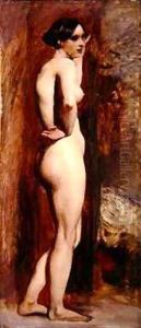 Female Nude from the Side by William Etty