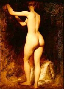 Female Nude from behind by William Etty