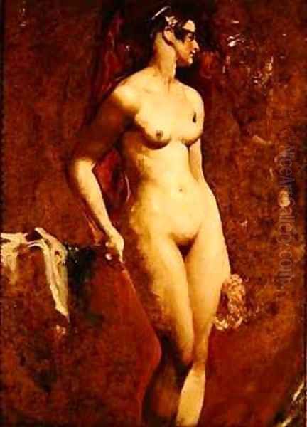 Nude Female Standing - view 1